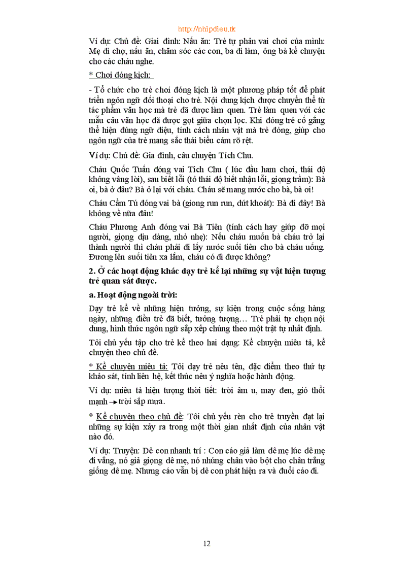 image for page Phát triển ngôn ngữ mạch lạc cho trẻ thông qua bộ môn làm quen văn học thể loại truyện kể