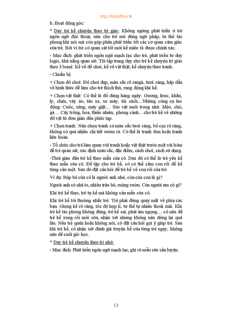 image for page Phát triển ngôn ngữ mạch lạc cho trẻ thông qua bộ môn làm quen văn học thể loại truyện kể