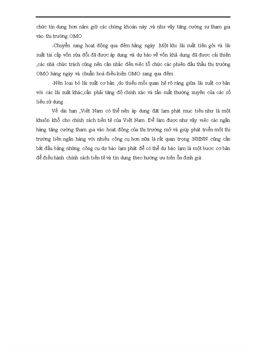 image for page Sự vận dụng chính sách tiền tệ ở việt nam