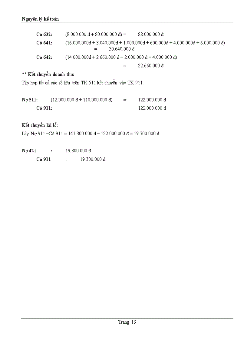 image for page Bài tập môn nguyên lí kế toán