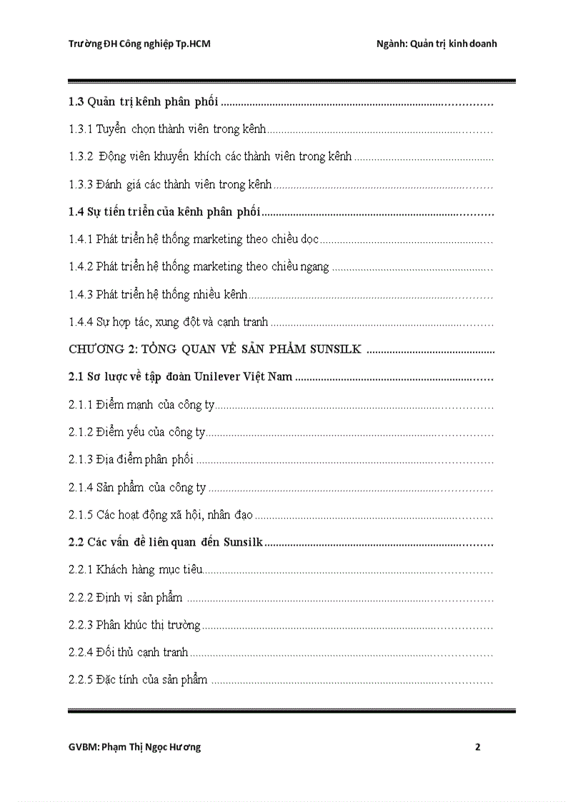 image for page Thiết lập kênh phân phối cho Sunsilk