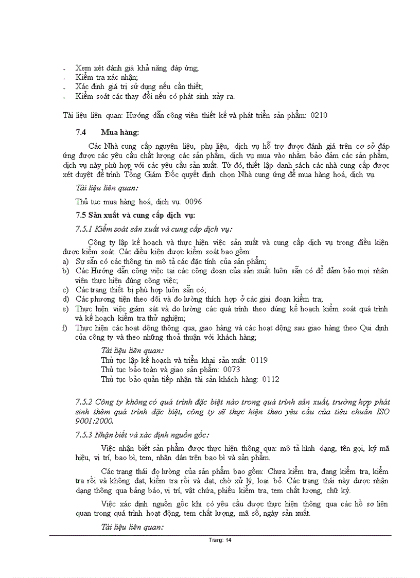 image for page Sổ Tay Quản lí chất lượng ISO 9001 2000 Quản trị chất lượng