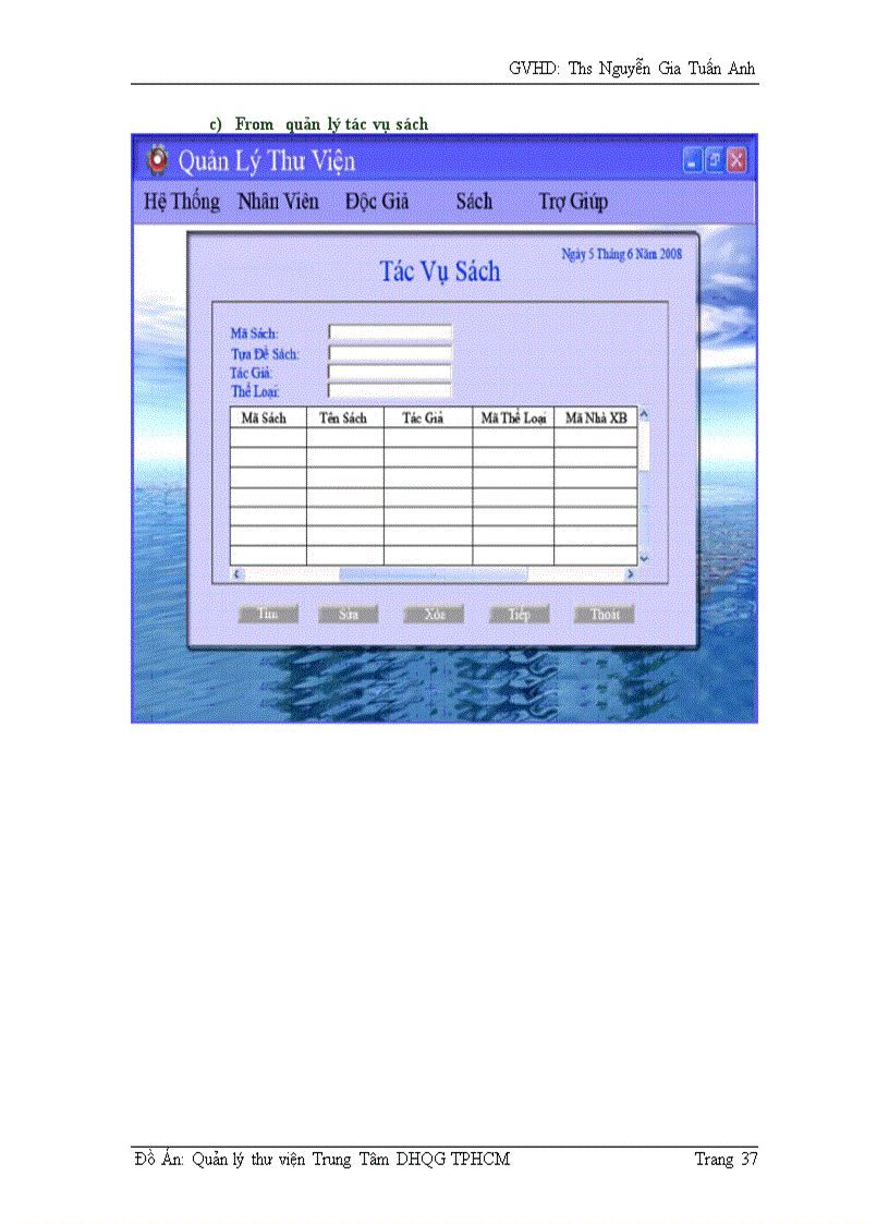 image for page Phân tích thiết kế và quản lý hệ thống thư viện trung tâm dhqg tphcm