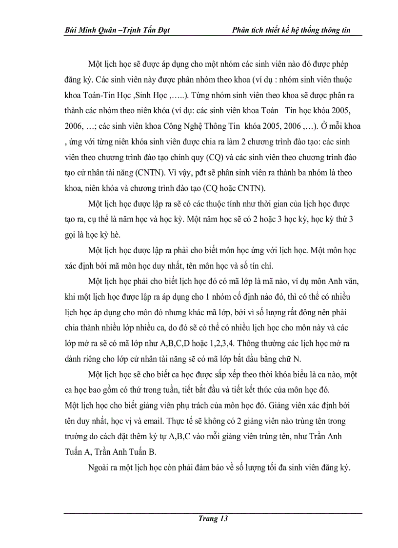 image for page Phân tích và thiết kế hệ thống đăng ký học phần