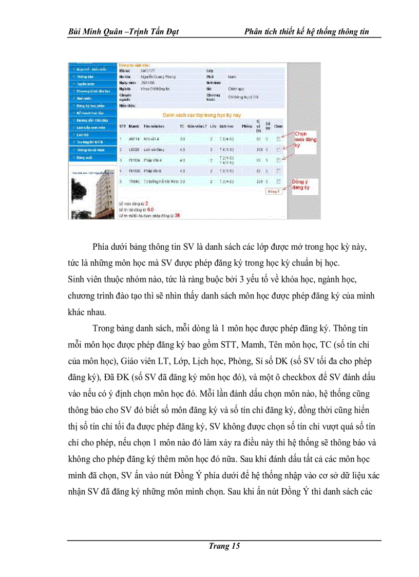 image for page Phân tích và thiết kế hệ thống đăng ký học phần