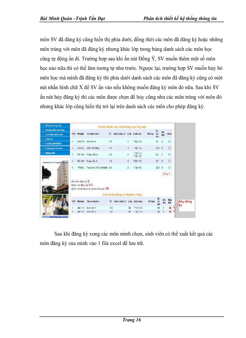 image for page Phân tích và thiết kế hệ thống đăng ký học phần