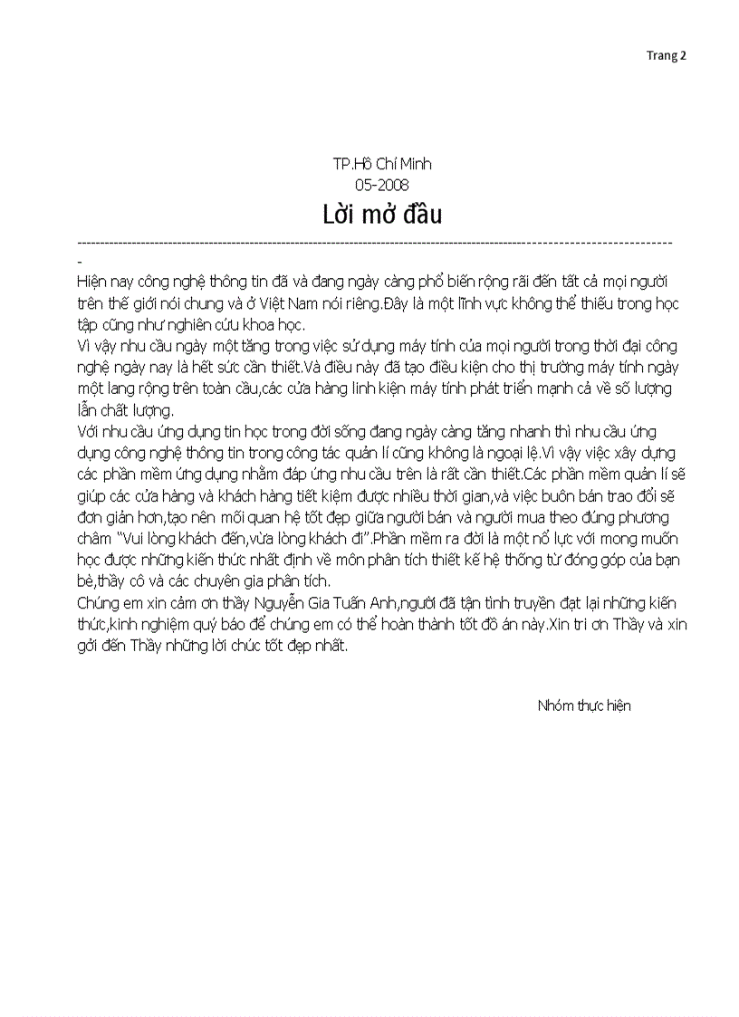 image for page Phân tích thiết kế hệ thống công ty bán linh kiện máy tính