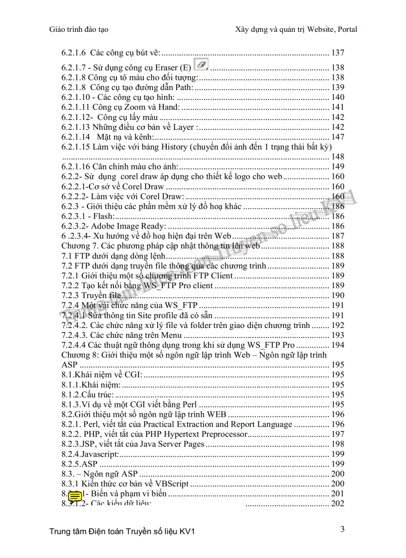 image for page Giáo trình xây dựng và quản trị web portal