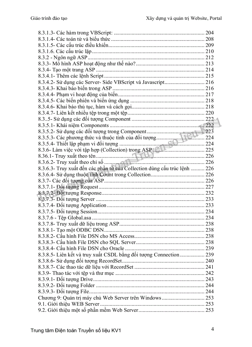 image for page Giáo trình xây dựng và quản trị web portal