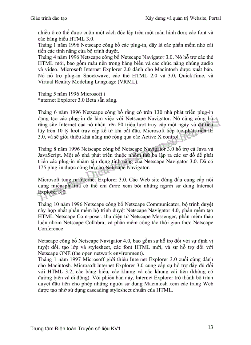 image for page Giáo trình xây dựng và quản trị web portal