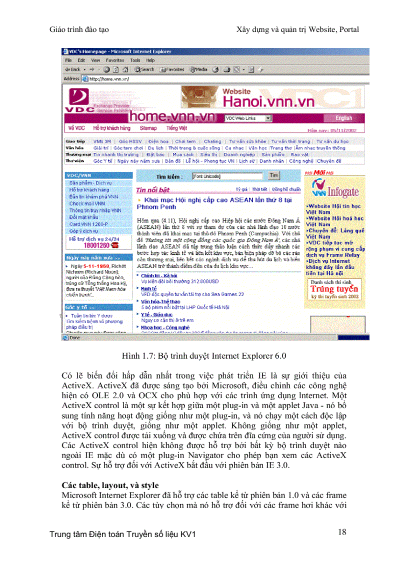 image for page Giáo trình xây dựng và quản trị web portal