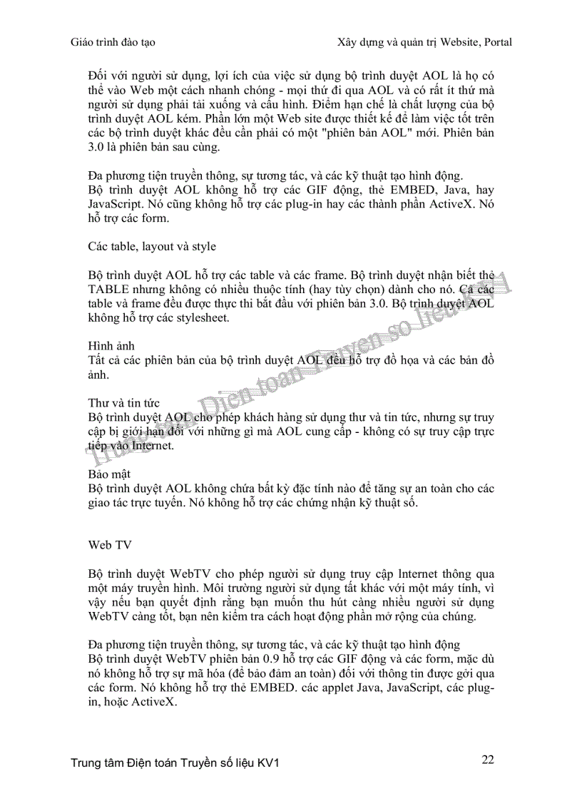 image for page Giáo trình xây dựng và quản trị web portal