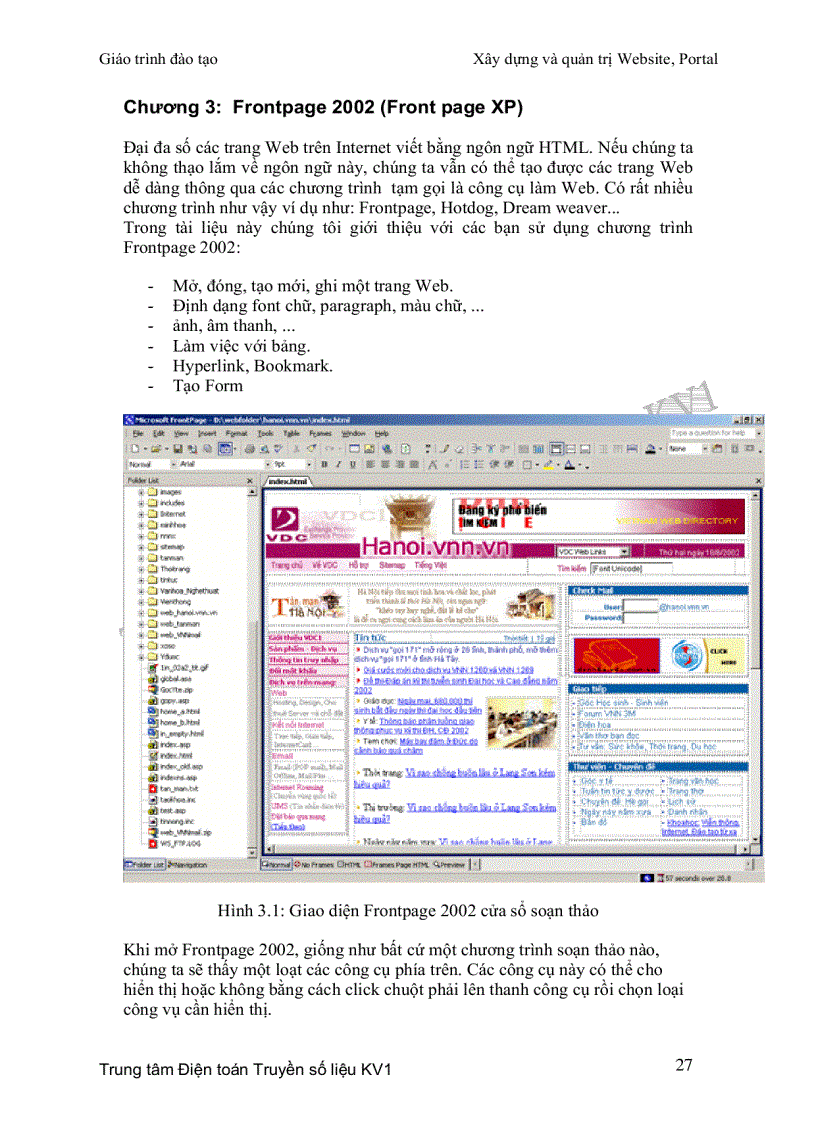 image for page Giáo trình xây dựng và quản trị web portal