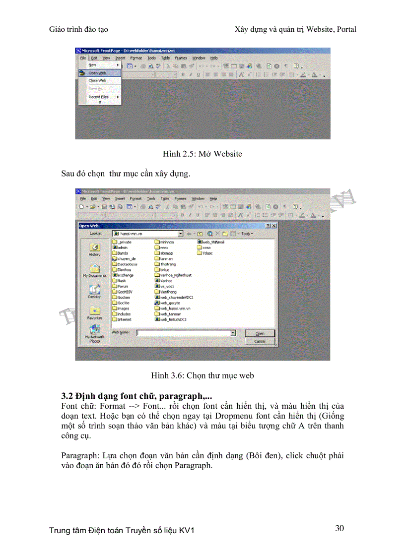 image for page Giáo trình xây dựng và quản trị web portal