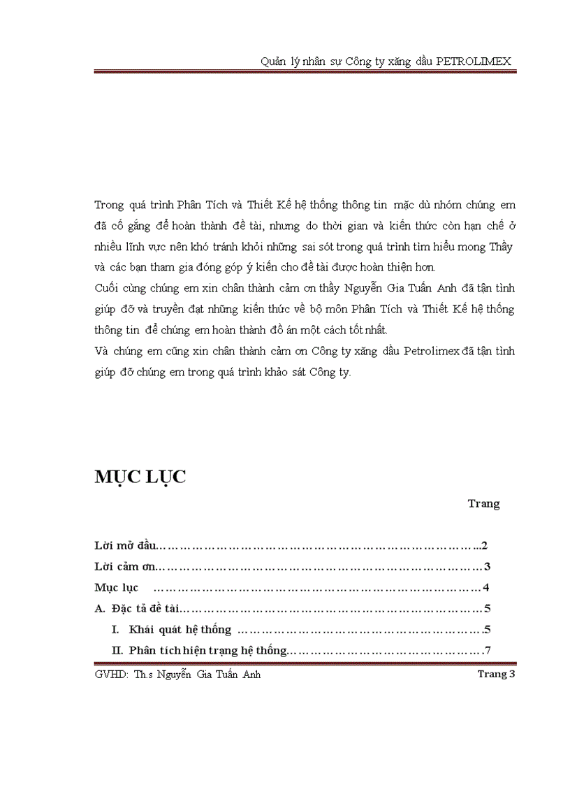 image for page Phân tích và thiết kế hệ thống quản lý nhân sự công ty xăng dầu petrolimex