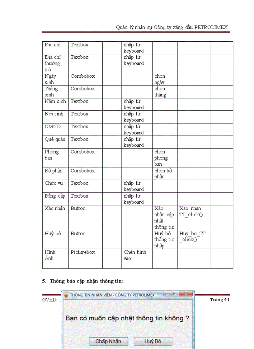 image for page Phân tích và thiết kế hệ thống quản lý nhân sự công ty xăng dầu petrolimex