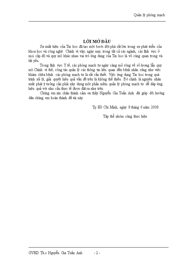 image for page Phân tích và thiết kế hệ thống quản lí phòng mạch tư