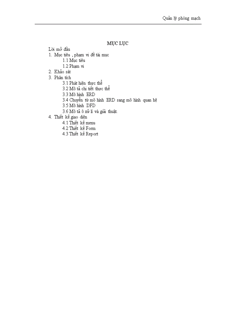 image for page Phân tích và thiết kế hệ thống quản lí phòng mạch tư