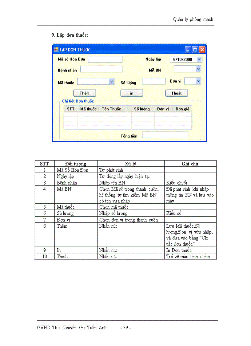 image for page Phân tích và thiết kế hệ thống quản lí phòng mạch tư