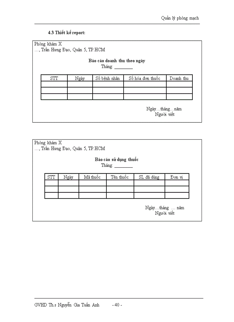 image for page Phân tích và thiết kế hệ thống quản lí phòng mạch tư