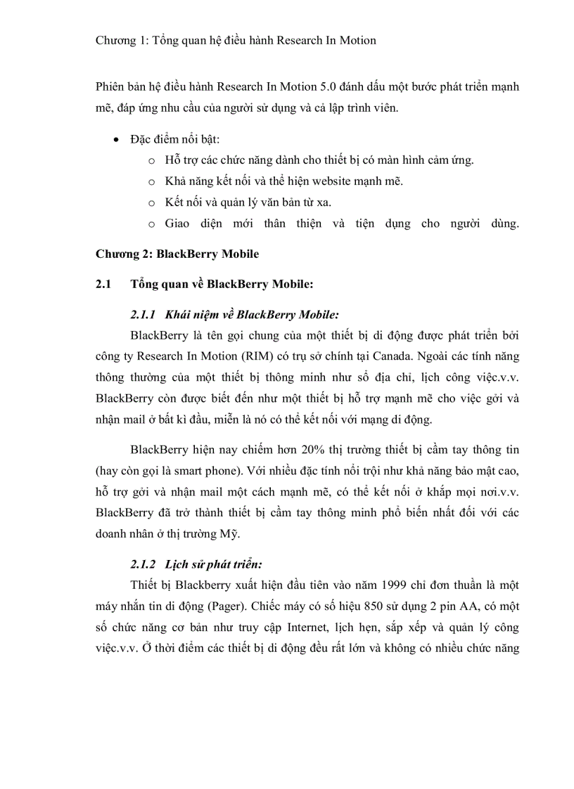 image for page Luận văn Kĩ thuật lập trình trên thiết bị di động Blackberry