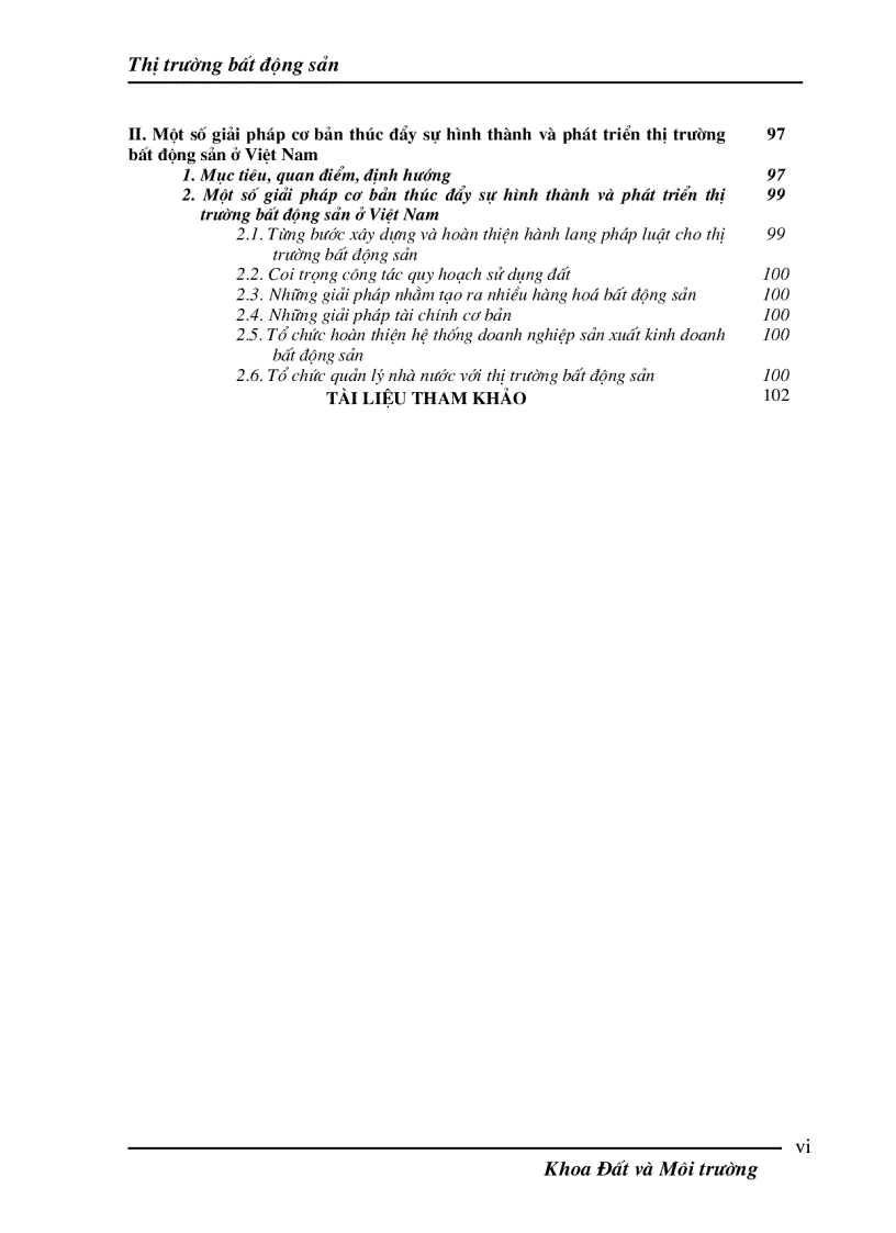 image for page Giáo trình Thị trường bất động sản