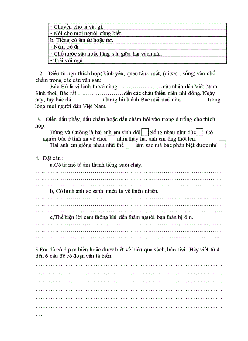 image for page Đề THI HỌC SINH GIỎI CẤP TRƯỜNG NĂM HỌC 2010 2011 Mơn Tiếng Việt Lớp 1