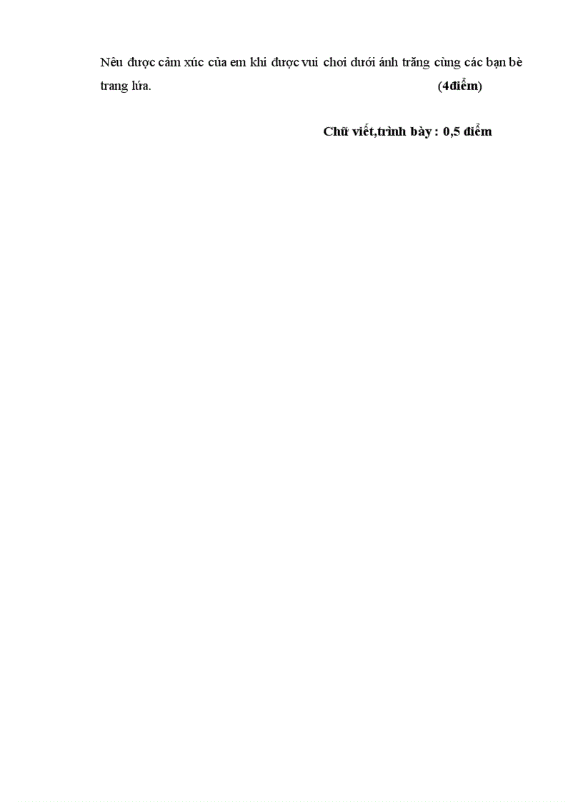 image for page Đề THI HỌC SINH GIỎI CẤP TRƯỜNG NĂM HỌC 2010 2011 Mơn Tiếng Việt Lớp 1