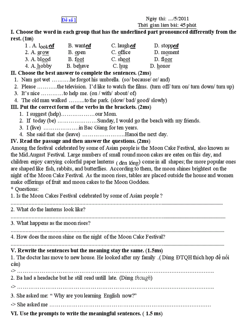 image for page Đề thi học kỳ 2 tham khảo