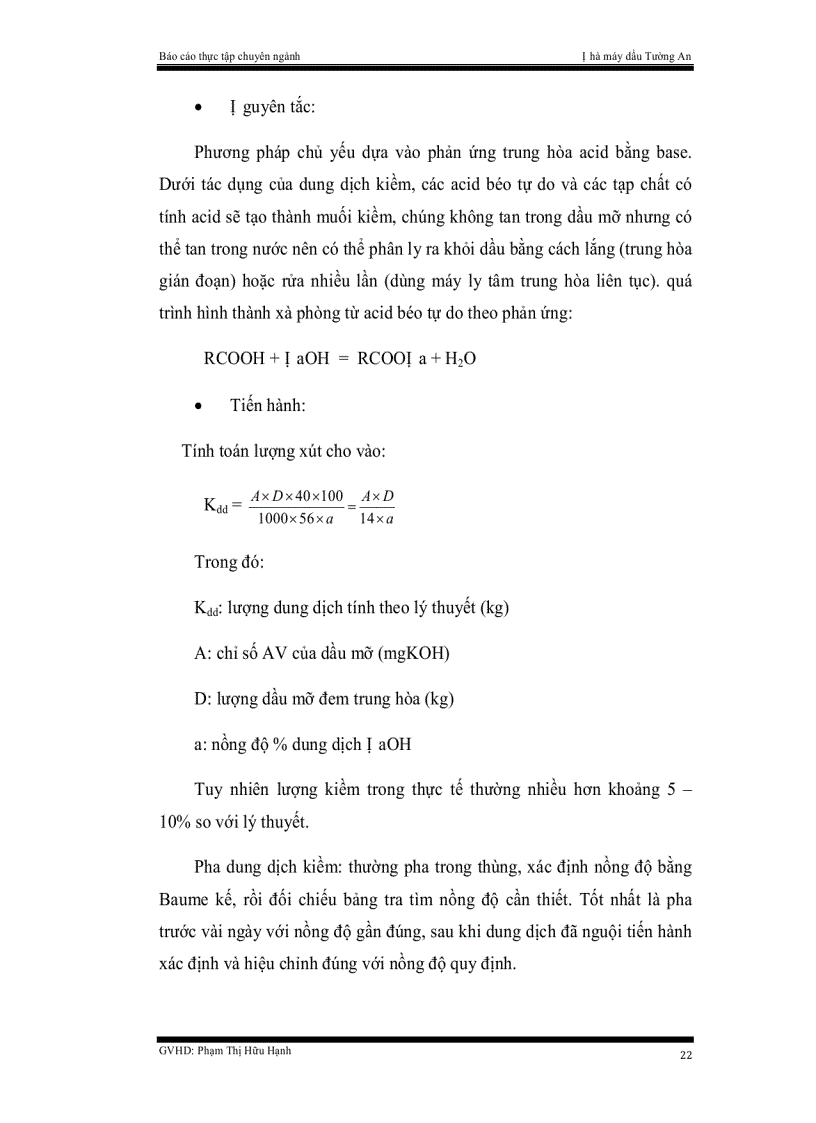 image for page Quy trình tinh luyện dầu thực vật tại công ty cổ phần dầu Tường An