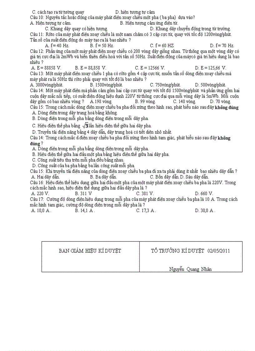 image for page Giáo án ôn thi tốt nghiệp thpt điện xoay chiều