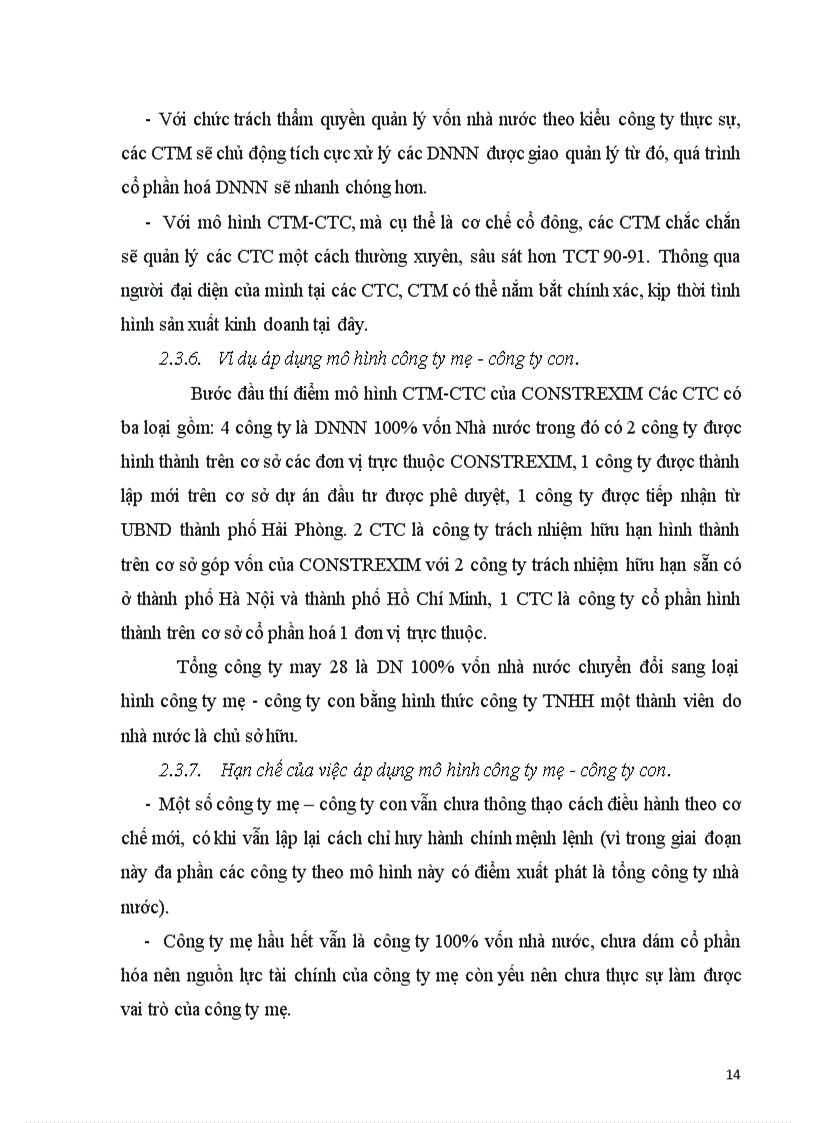image for page Bài tập học kỳ Thương mại module 1 Công ty mẹ công ty con