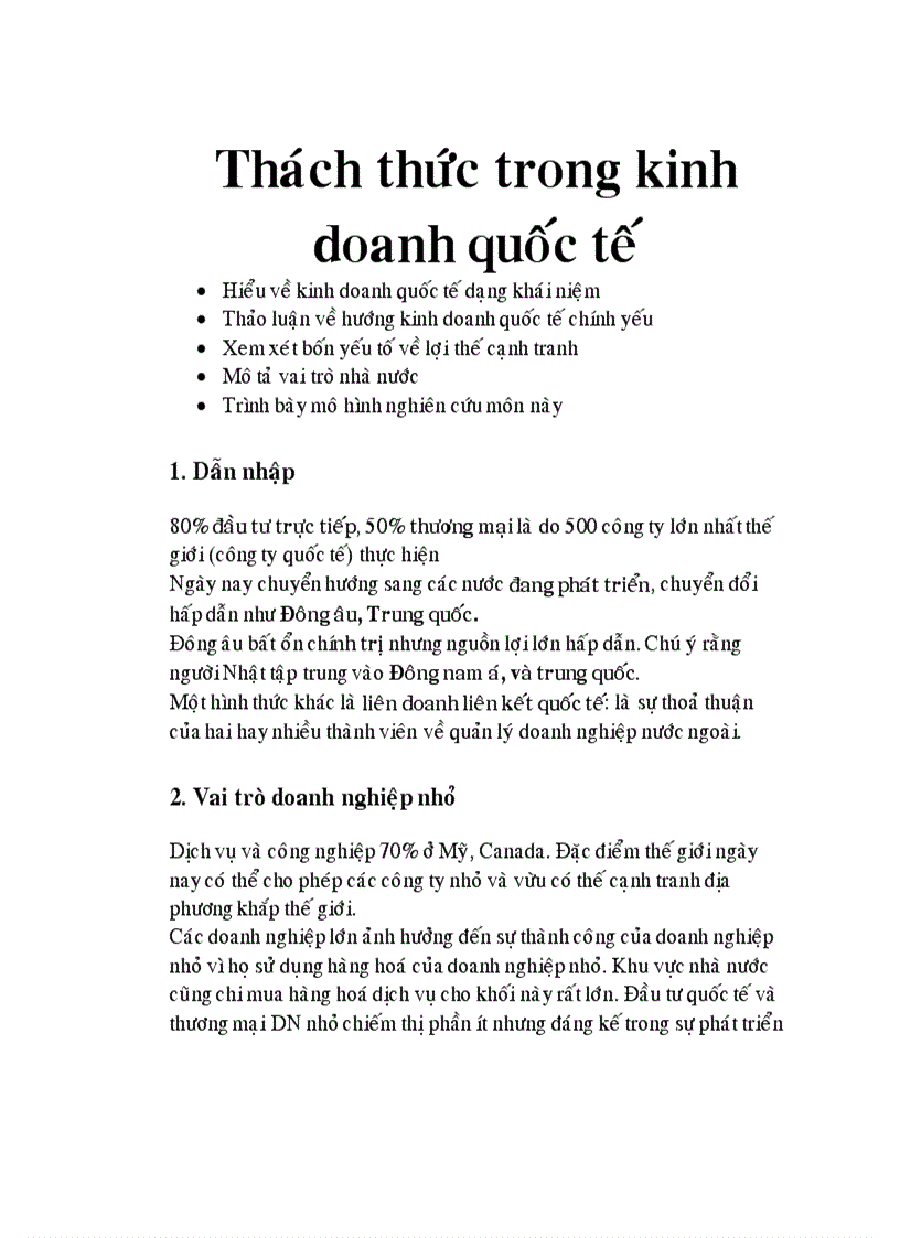 image for page Kiến thức về Quản trị kinh doanh quốc tế