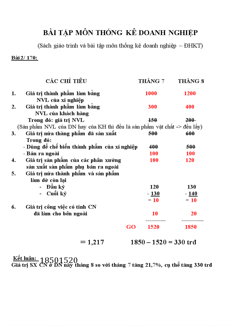 image for page Bài tập tham khảo môn thống kê doanh nghiệp