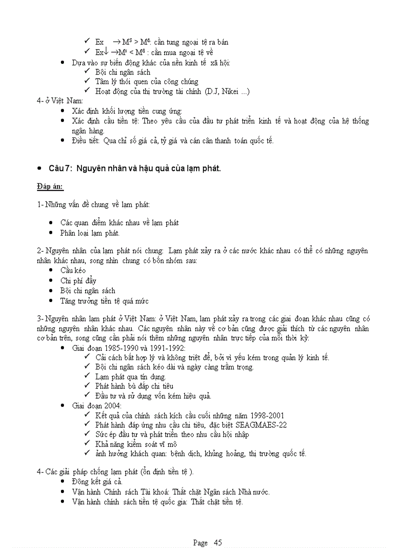 image for page Một số câu hỏi về Tài chính tiền tệ