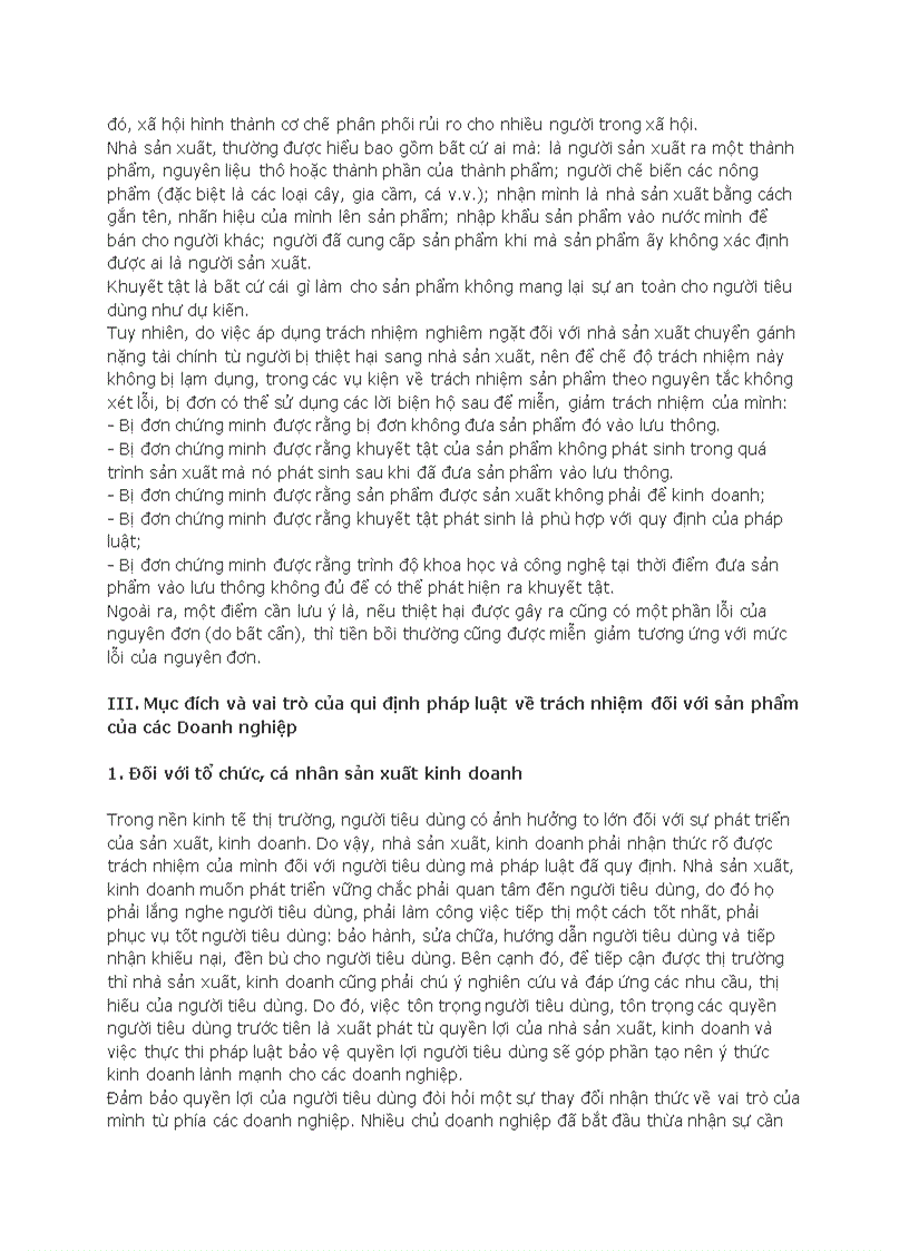image for page Bảo vệ người tiêu dùng nhìn từ góc độ trách nhiệm đối với sản phẩm của các Doanh nghiệp Một số vấn đề lý luận và thực tiễn