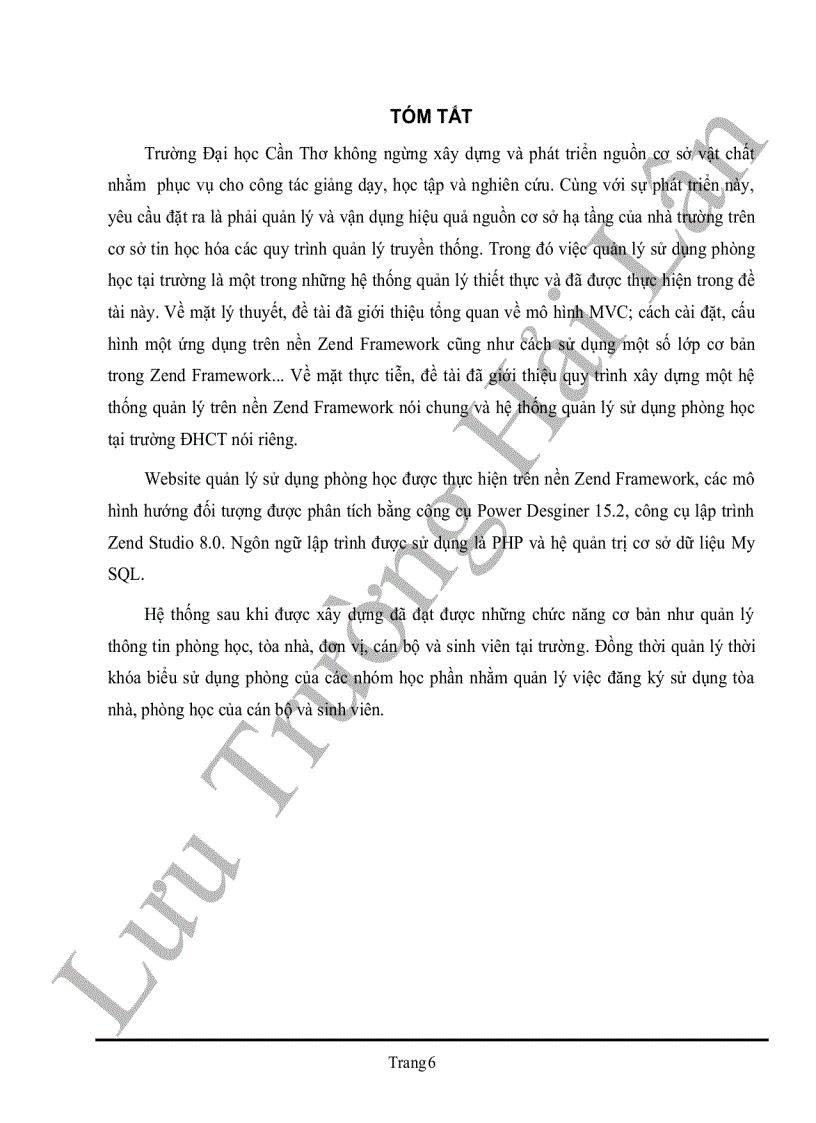 image for page Xây dựng hệ thống quản lý sử dụng phòng học trên nền tảng zend framework