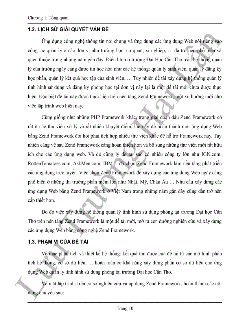 image for page Xây dựng hệ thống quản lý sử dụng phòng học trên nền tảng zend framework