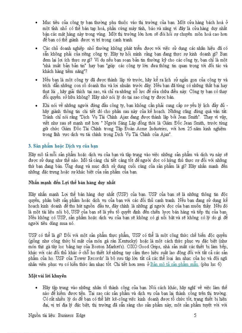 image for page Tài liệu tham khảo Hoạch định một kế hoạch kinh doanh hiệu quả