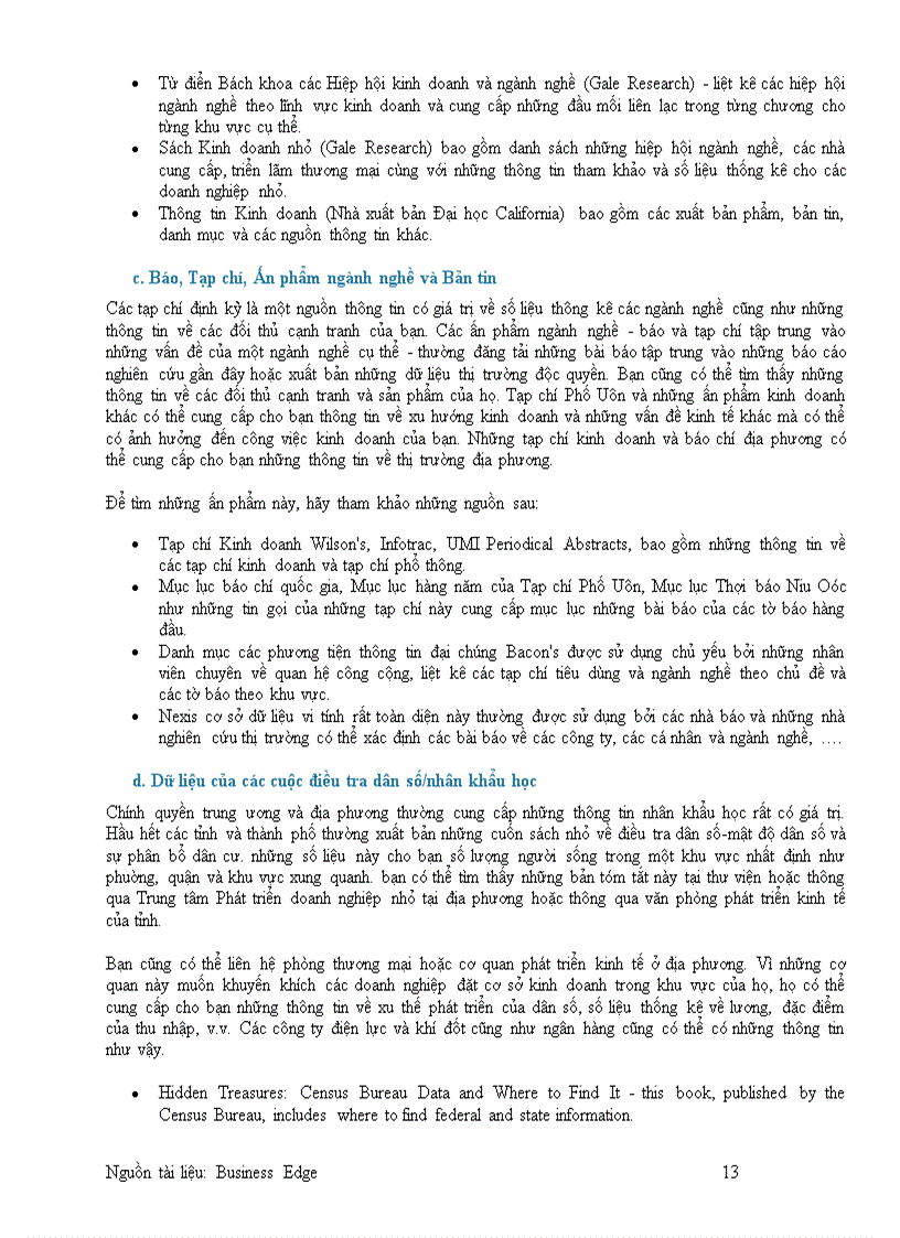 image for page Tài liệu tham khảo Hoạch định một kế hoạch kinh doanh hiệu quả