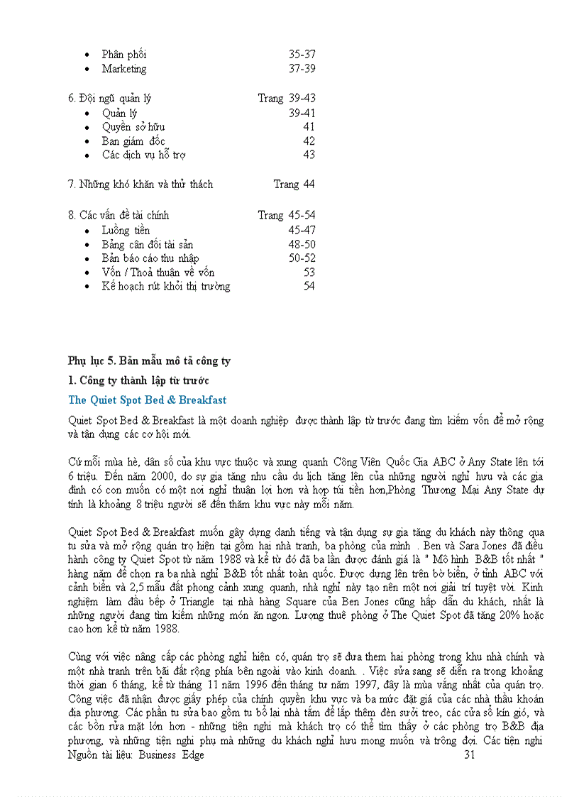 image for page Tài liệu tham khảo Hoạch định một kế hoạch kinh doanh hiệu quả