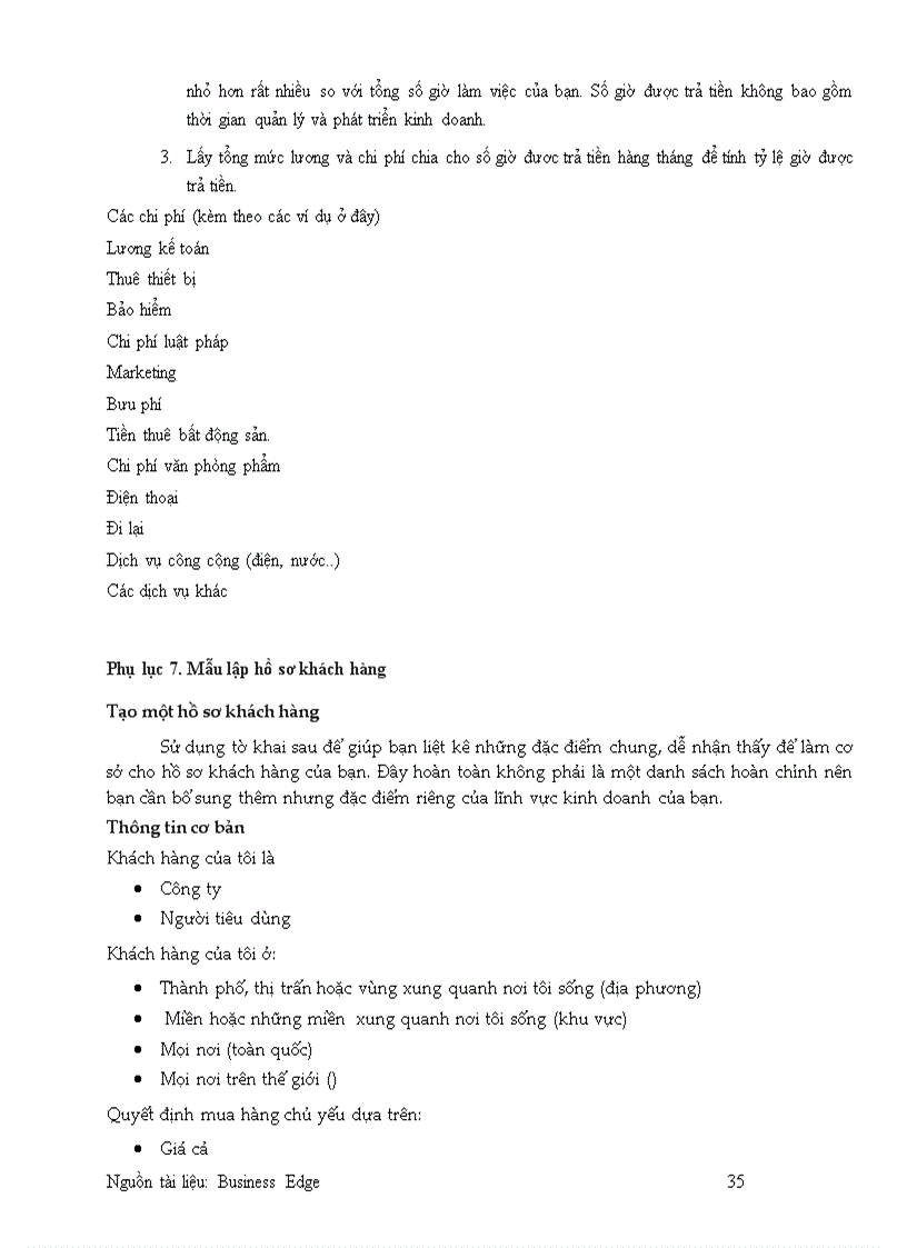 image for page Tài liệu tham khảo Hoạch định một kế hoạch kinh doanh hiệu quả