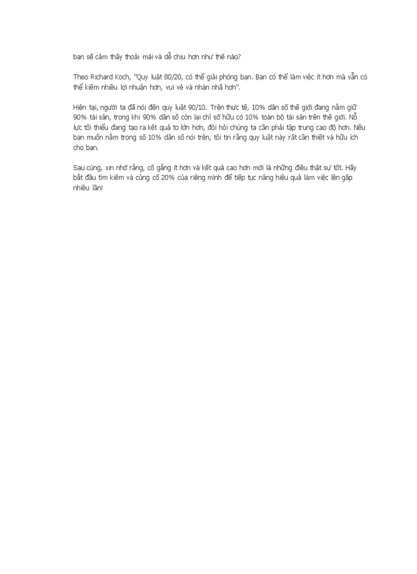 image for page Quy luật Pareto SV Thương mại gặp nhiều