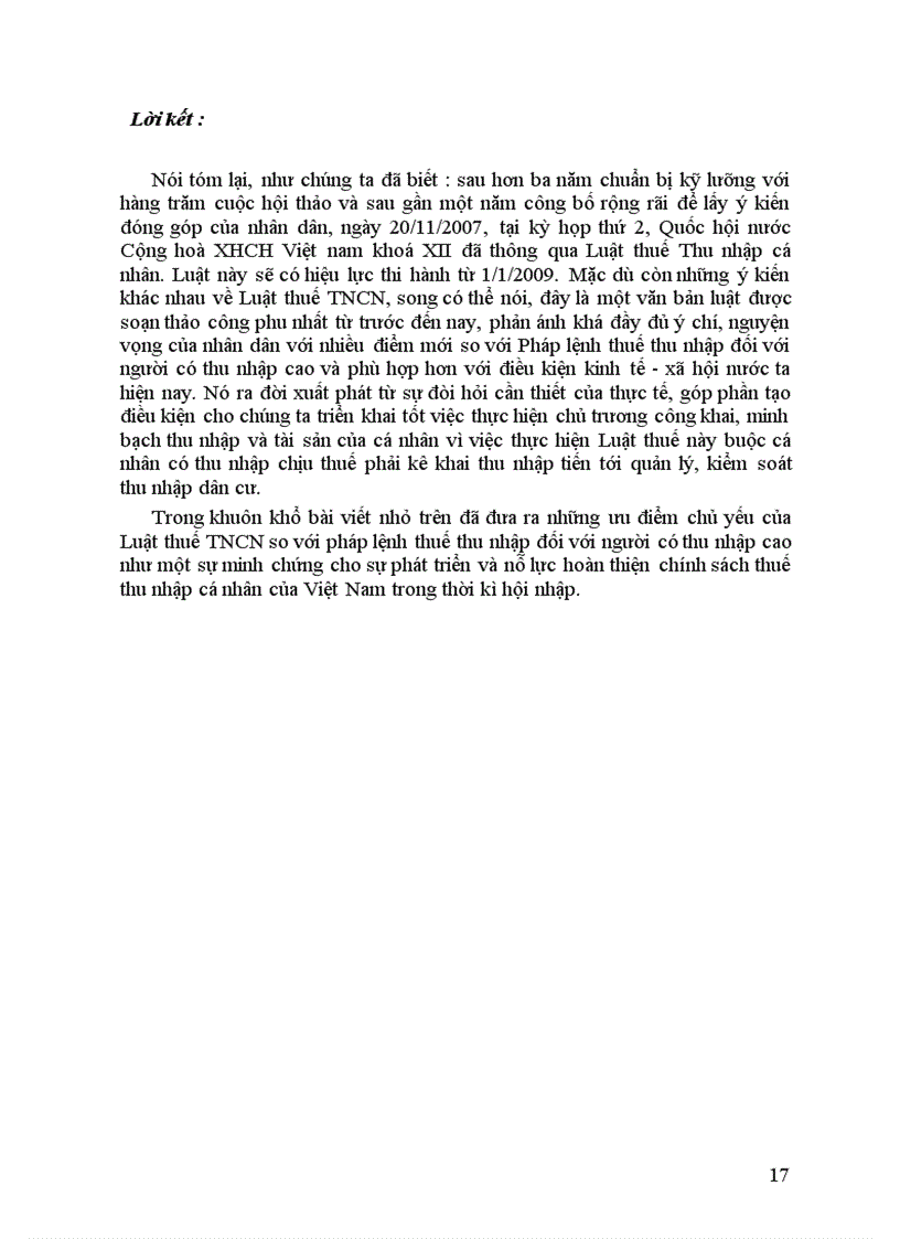 image for page Phân tích làm rõ những ưu điểm chủ yếu nổi bật trên từng khía cạnh của Luật thuế thu nhập cá nhân so với Pháp lệnh thuế thu nhập đối với người có thu nhập cao