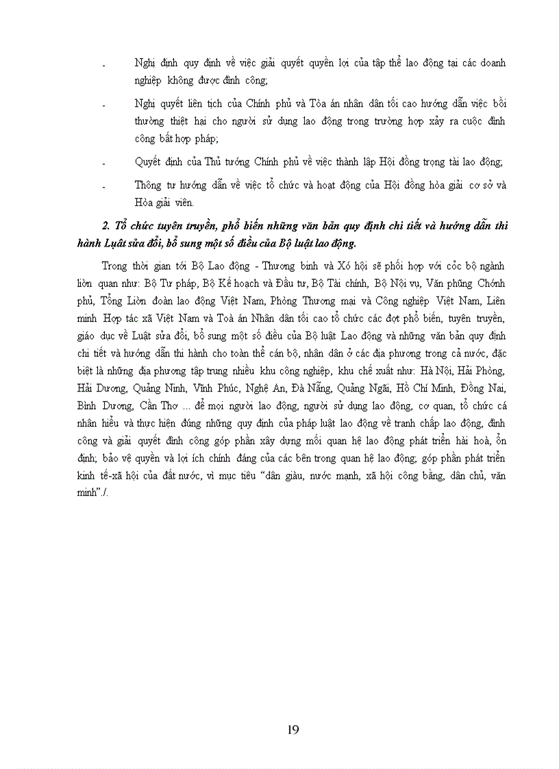 image for page Đề cương giới thiệu luật sửa đổi bổ sung một số điều của bộ luật lao động