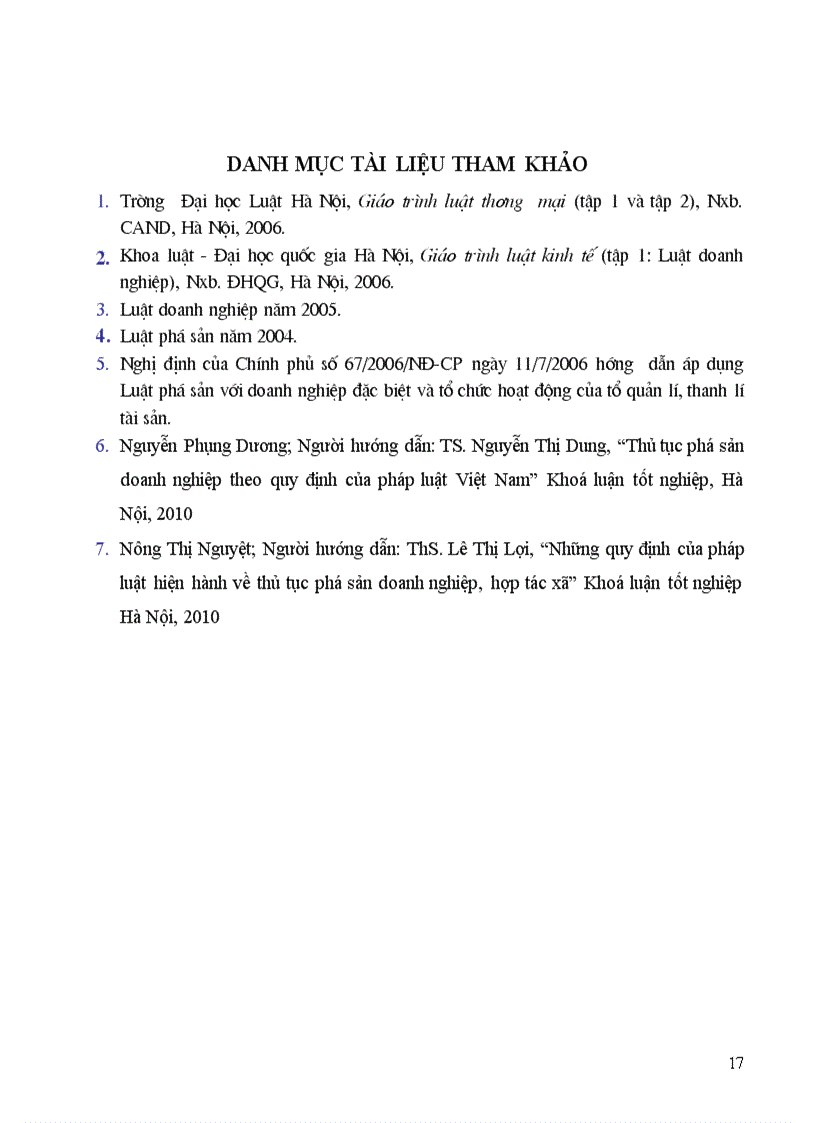 image for page Thực tiễn thực hiện pháp luật về phá sản doanh nghiệp hợp tác xã