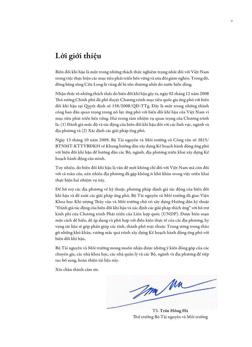 image for page Đánh giá tác động của biến đổi khí hậu và xác định các giải pháp thích ứng 88 trang