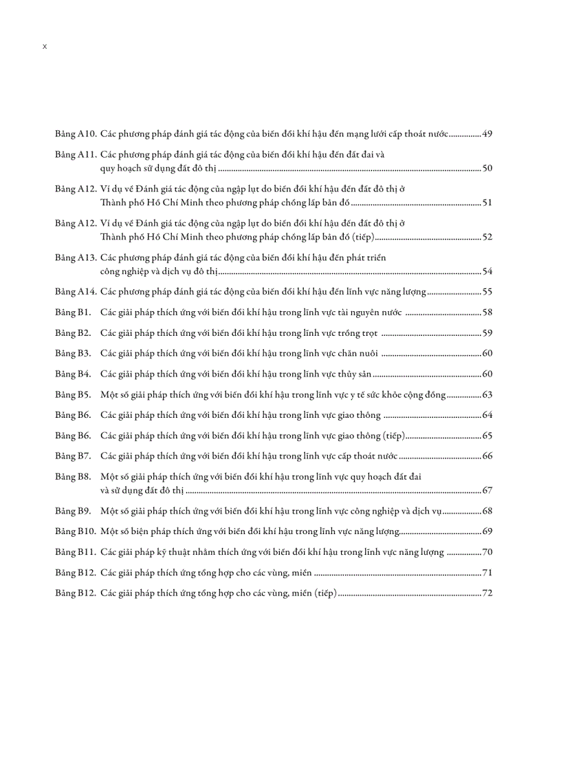 image for page Đánh giá tác động của biến đổi khí hậu và xác định các giải pháp thích ứng 88 trang