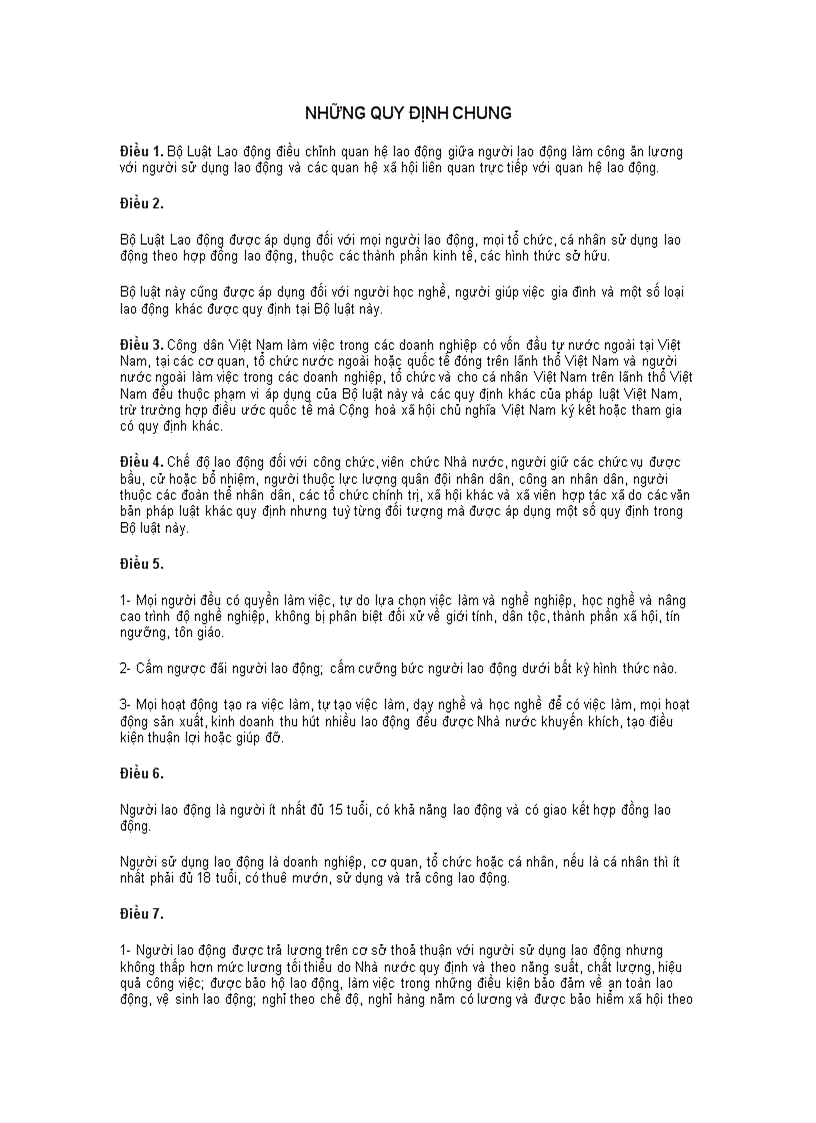 image for page Luật lao động