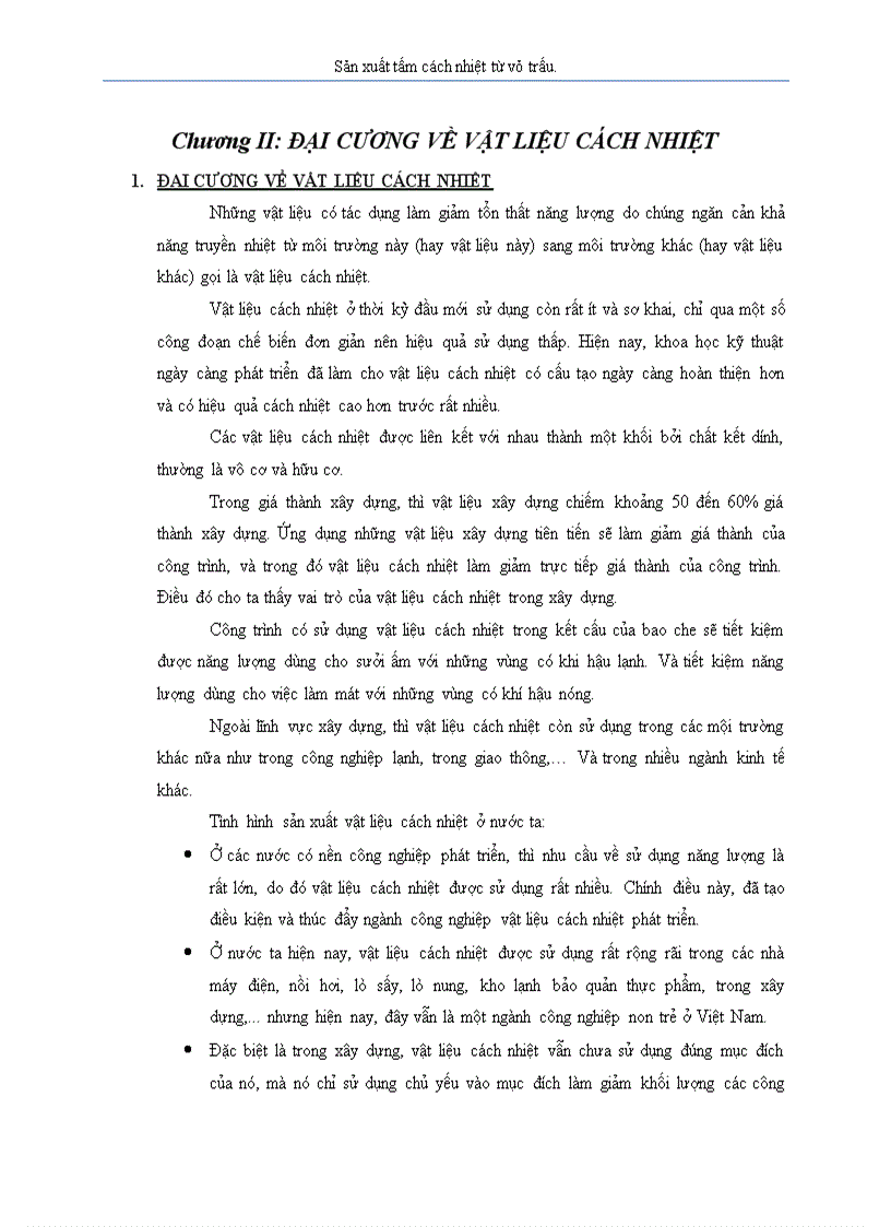 image for page Nghiên cứu sản xuất vật liệu cách nhiệt từ vỏ trấu 42 trang